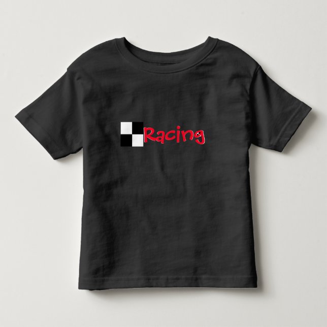 Camiseta Infantil Preto e branco verificados (Frente)