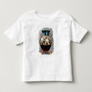 Camiseta Infantil Preto-figura amphora que descreve Ajax e Achilles,