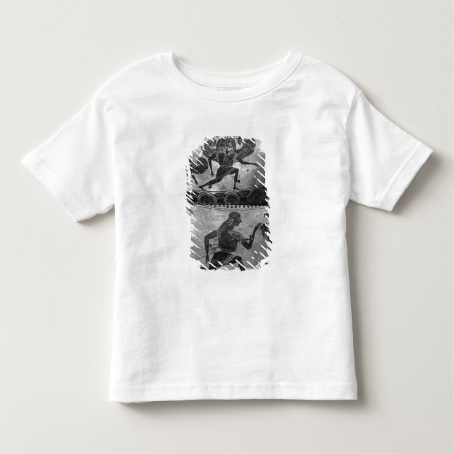 Camiseta Infantil Preto-figura dinos do sótão (Frente)