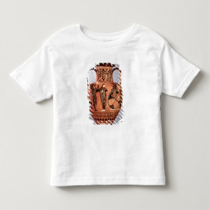 Camiseta Infantil Preto-figura grega amphora