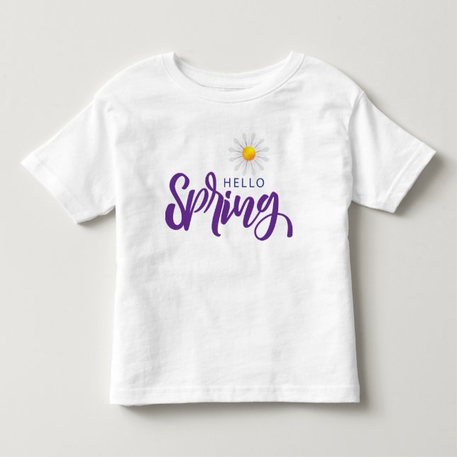 Camiseta Infantil primavera de saudação (Frente)