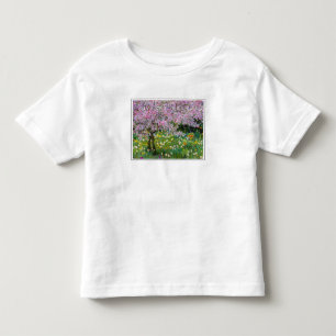 Camiseta Infantil Primavera no Jardim de Claude Monet