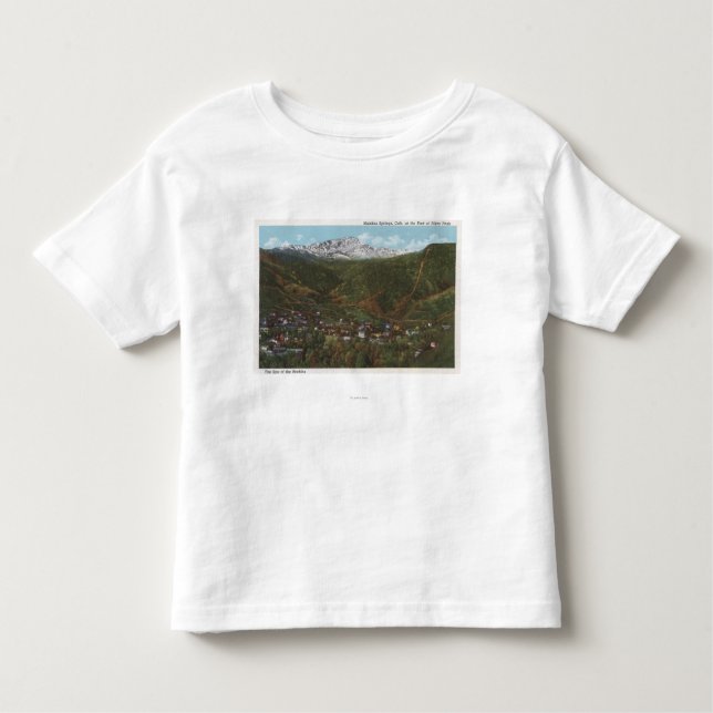 Camiseta Infantil Primaveras de Manitou, CO - os termas das (Frente)