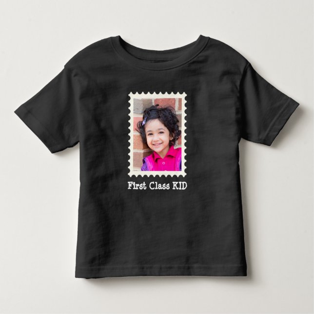 Camiseta Infantil PRIMEIRA CLASSE KID Melhor Criança Alguma foto per (Frente)