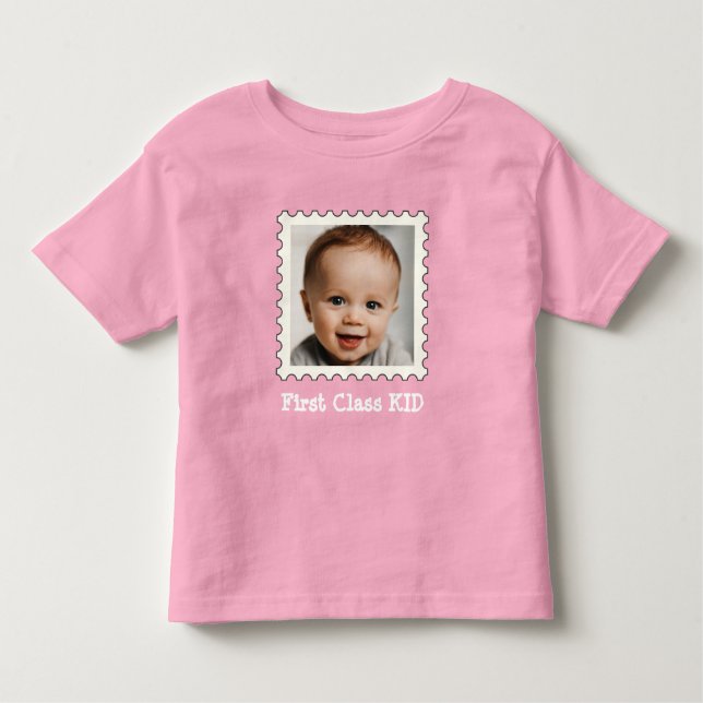 Camiseta Infantil PRIMEIRA CLASSE KID Melhor Criança Alguma foto qua (Frente)