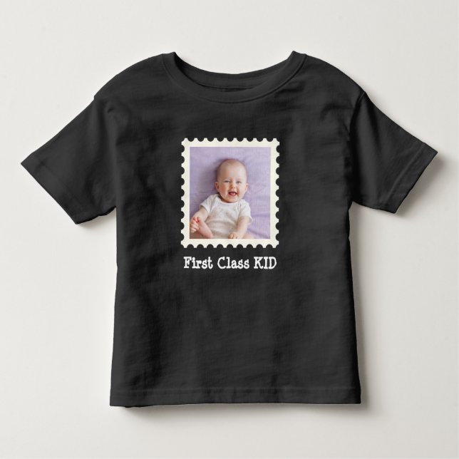 Camiseta Infantil PRIMEIRA CLASSE KID Melhor Criança Alguma foto qua (Frente)