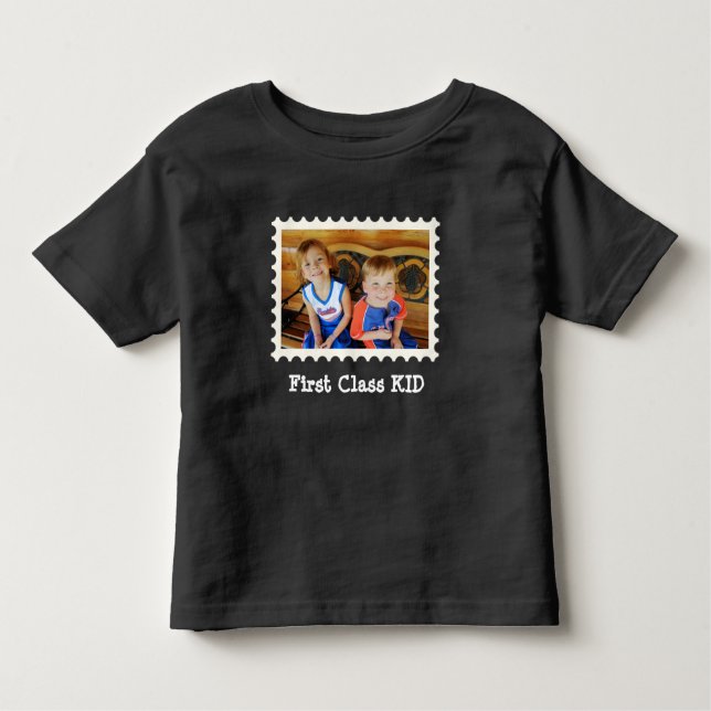 Camiseta Infantil PRIMEIRA CLASSE KID Melhor Kid foto horizontal per (Frente)