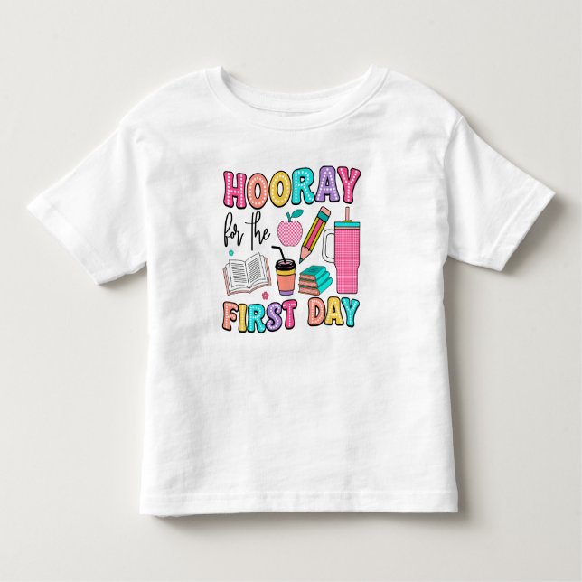 Camiseta Infantil Primeira Escola do Primeiro Dia (Frente)