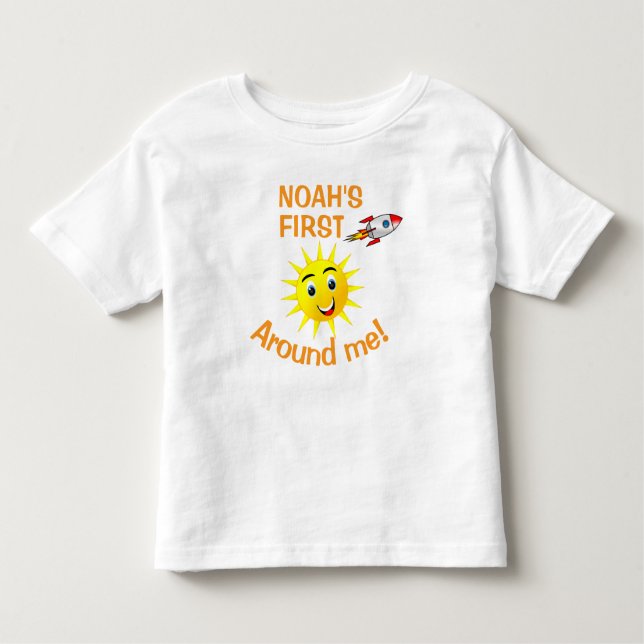 Camiseta Infantil Primeira jornada de Noah: Presente perfeito para o (Frente)