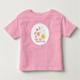 Camiseta Infantil Primeira Viagem À Volta Da Rapariga Solar 11ruas. 