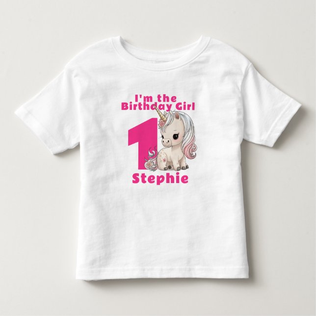 Camiseta Infantil Primeiro Aniversário, Bebê Personalizado (Frente)