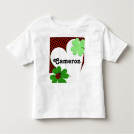 Camiseta Infantil Primeiro aniversario de Folha de Mão e Vinho