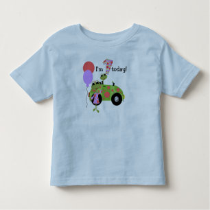 Camiseta Infantil Primeiro aniversario de Sapos de Mod