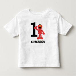 Camiseta Infantil Primeiro aniversario Elmo Simples
