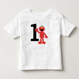 Camiseta Infantil Primeiro aniversario Elmo Simples
