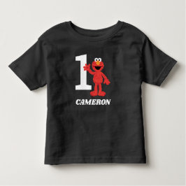 Camiseta Infantil Primeiro aniversario Elmo Simples