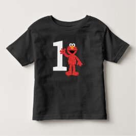 Camiseta Infantil Primeiro aniversario Elmo Simples