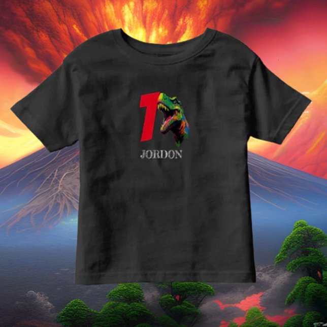 Camiseta Infantil Primeiro aniversario Feliz Dino (Bring your dream party to life with our selection of quality Dinosaur themed party supplies )