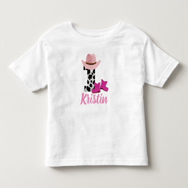 Camiseta Infantil Primeiro aniversario personalizado (Frente)
