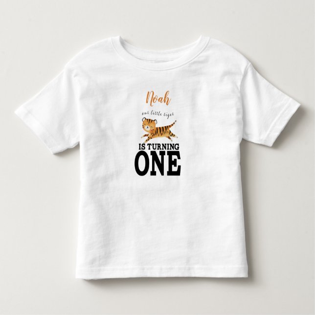 Camiseta Infantil Primeiro aniversario Selvagem Selvagem Safari (Frente)