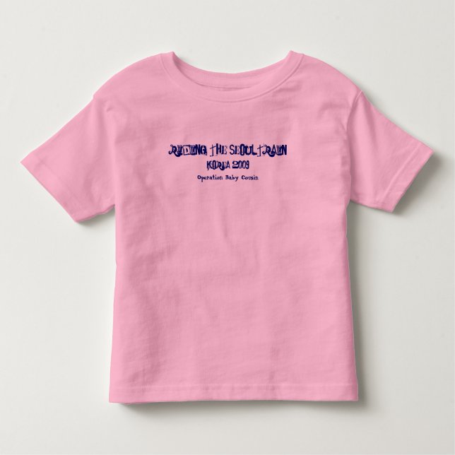 Camiseta Infantil Primo do bebê da operação (Frente)