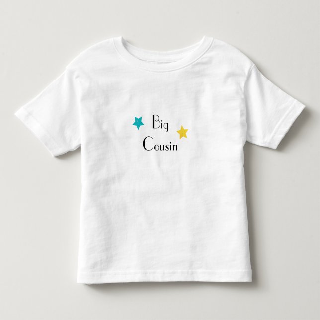 Camiseta Infantil Primo Grande com Estrelas  (Frente)