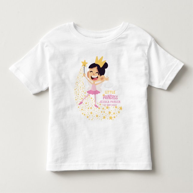 Camiseta Infantil Princesa das Estrelas, Desejos Mágicos (Frente)