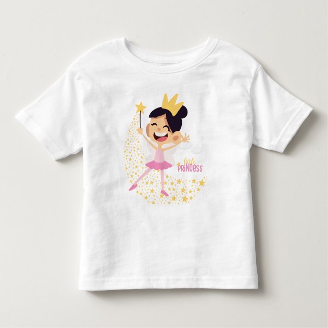 Camiseta Infantil Princesa das Estrelas, Desejos Mágicos (Frente)