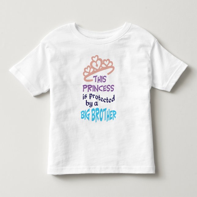 Camiseta Infantil Princesa está protegida (Frente)