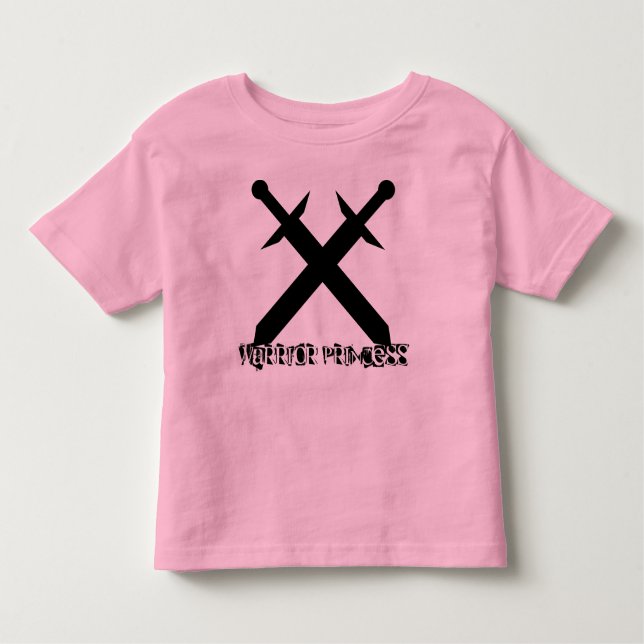 Camiseta Infantil Princesa Guerreira (Frente)