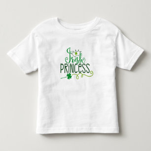 Camiseta Infantil Princesa Irlandesa Dia de São Patrício