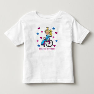 Camiseta Infantil Princesa para cadeiras de rodas