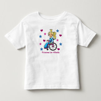 Camiseta Infantil Princesa para cadeiras de rodas