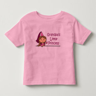 Camiseta Infantil Princesa Pequena do Avô
