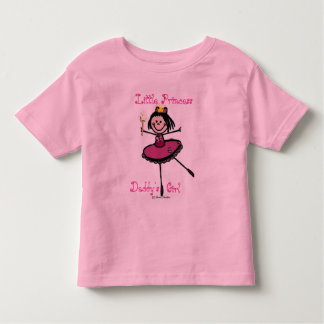Camiseta Infantil Princesa Pequena - Garota Pai