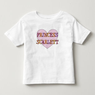 Camiseta Infantil Princesa Scarlett Toddler T Shirt