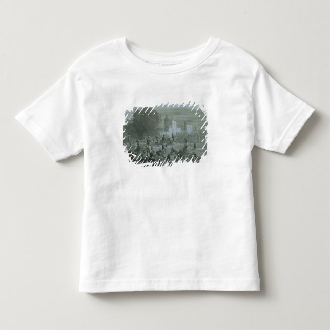 Camiseta Infantil Prisioneiros de Communard acompanhados a (Frente)