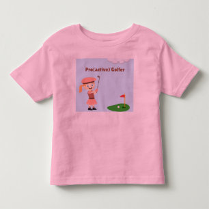 Camiseta Infantil Pro(ative) Golfer, garota
