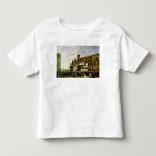 Camiseta Infantil Procissão da páscoa no aviso de Maria