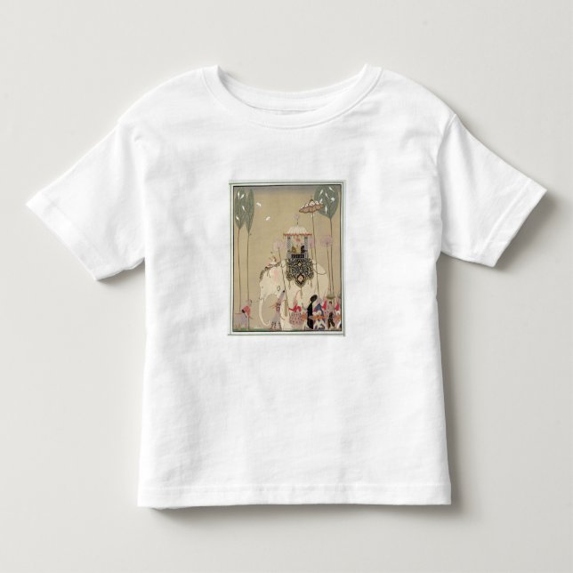 Camiseta Infantil Procissão imperial (litho da cor) (Frente)