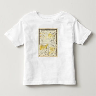 Camiseta Infantil Produtos aumentados em proporção à população