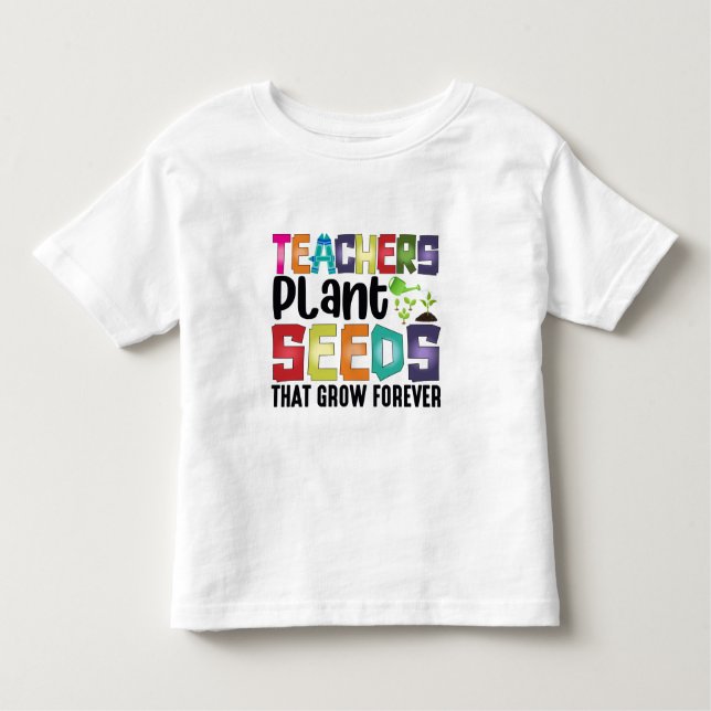 Camiseta Infantil Professores Plantam Sementes Que Crescem Para Semp (Frente)