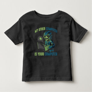 Camiseta Infantil Programador de Administração de Computadores Hacke