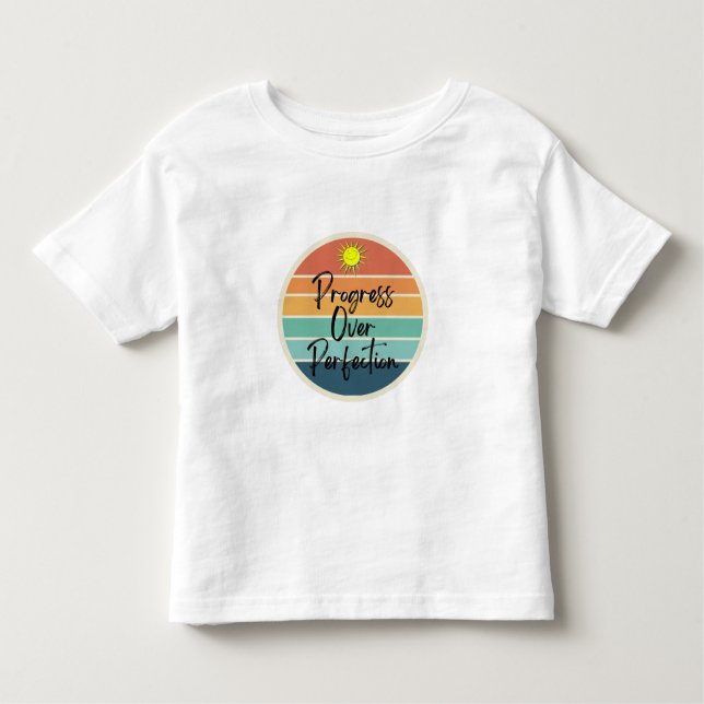 Camiseta Infantil Progresso na Perfeição (Frente)