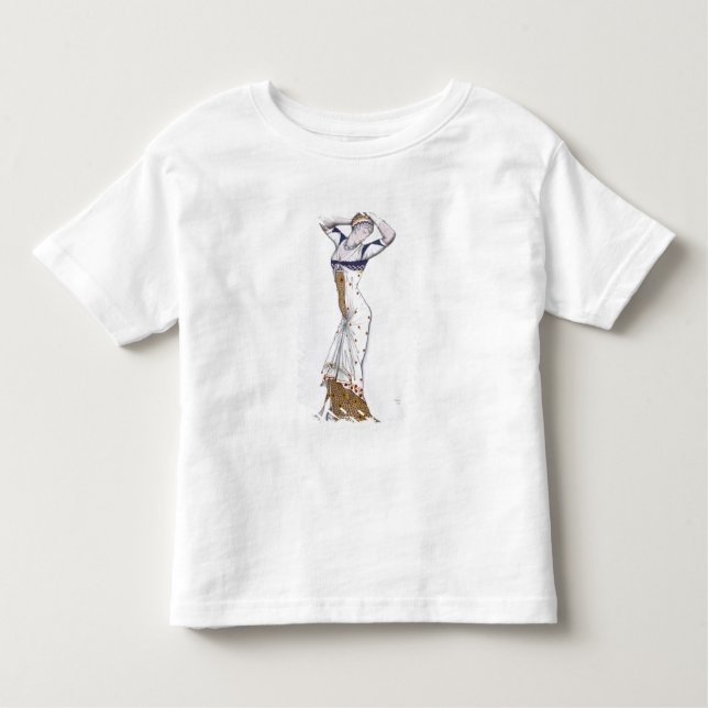 Camiseta Infantil Projete de uma fantasia de Traje moderno, 1912 (Frente)
