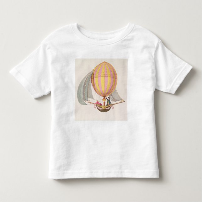 Camiseta Infantil Projete para um dirigible, francês, c.1785 (Frente)