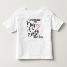 Camiseta Infantil Promovido à Irmã Maior