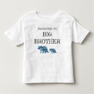 Camiseta Infantil Promovido à t-shirt do Big Brother Dinosaur