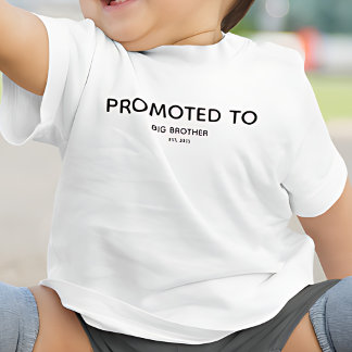 Camiseta Infantil Promovido Ao Anúncio De Gravidez Do Grande Irmão