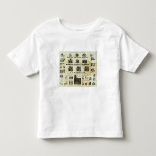 Camiseta Infantil Propaganda com mapa do guia